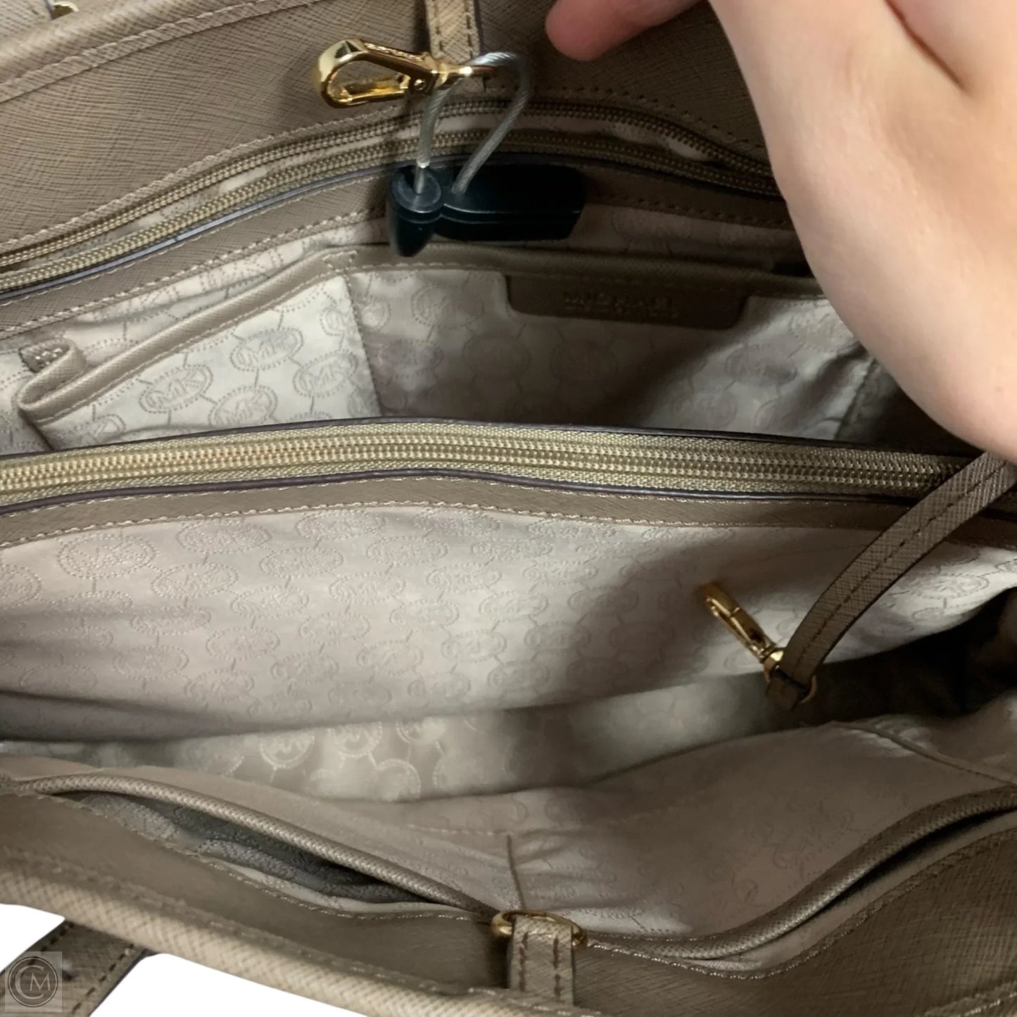 Tote Designer By Michael Kors, Size: Large