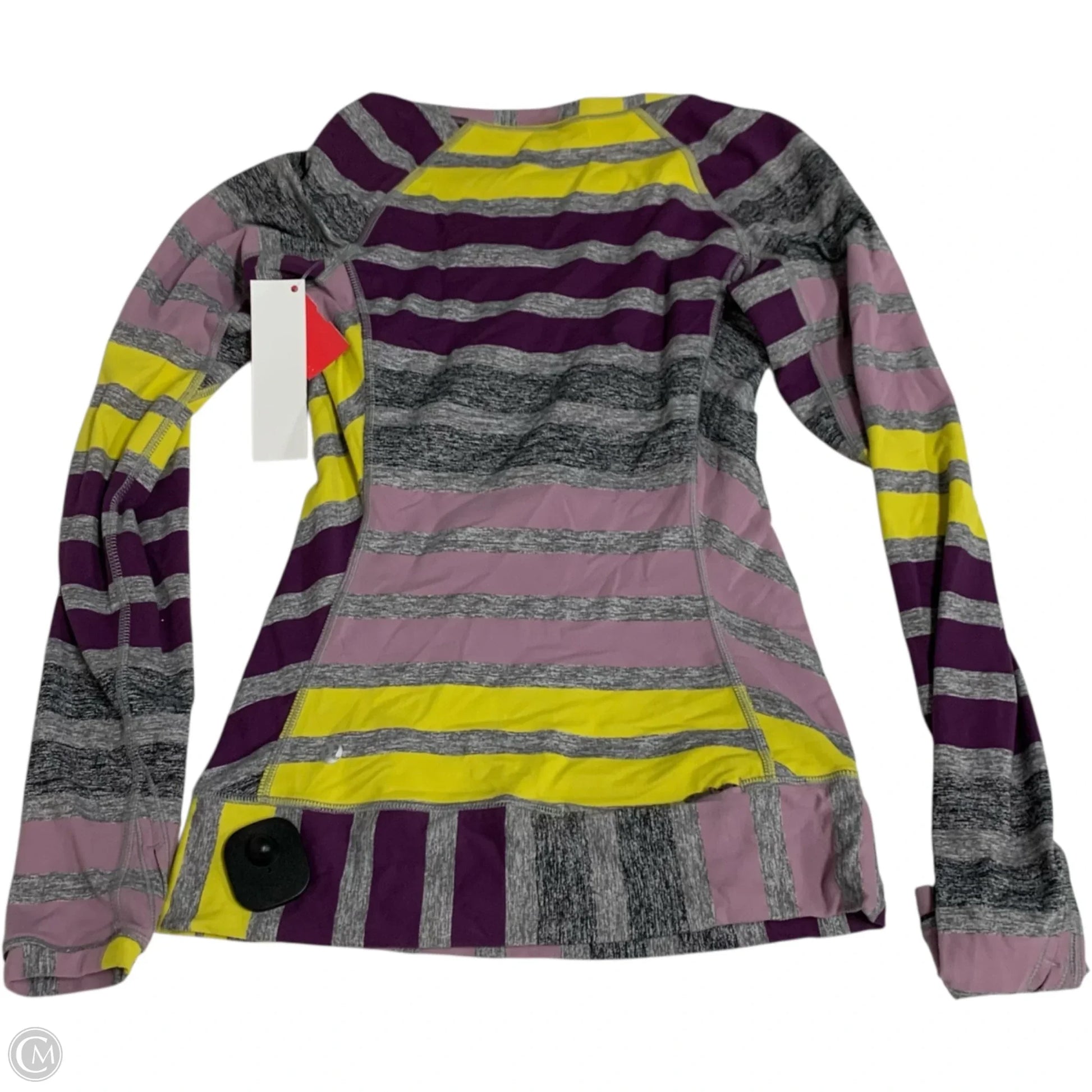 Athletic Top Long Sleeve Crewneck By Lululemon In Grey