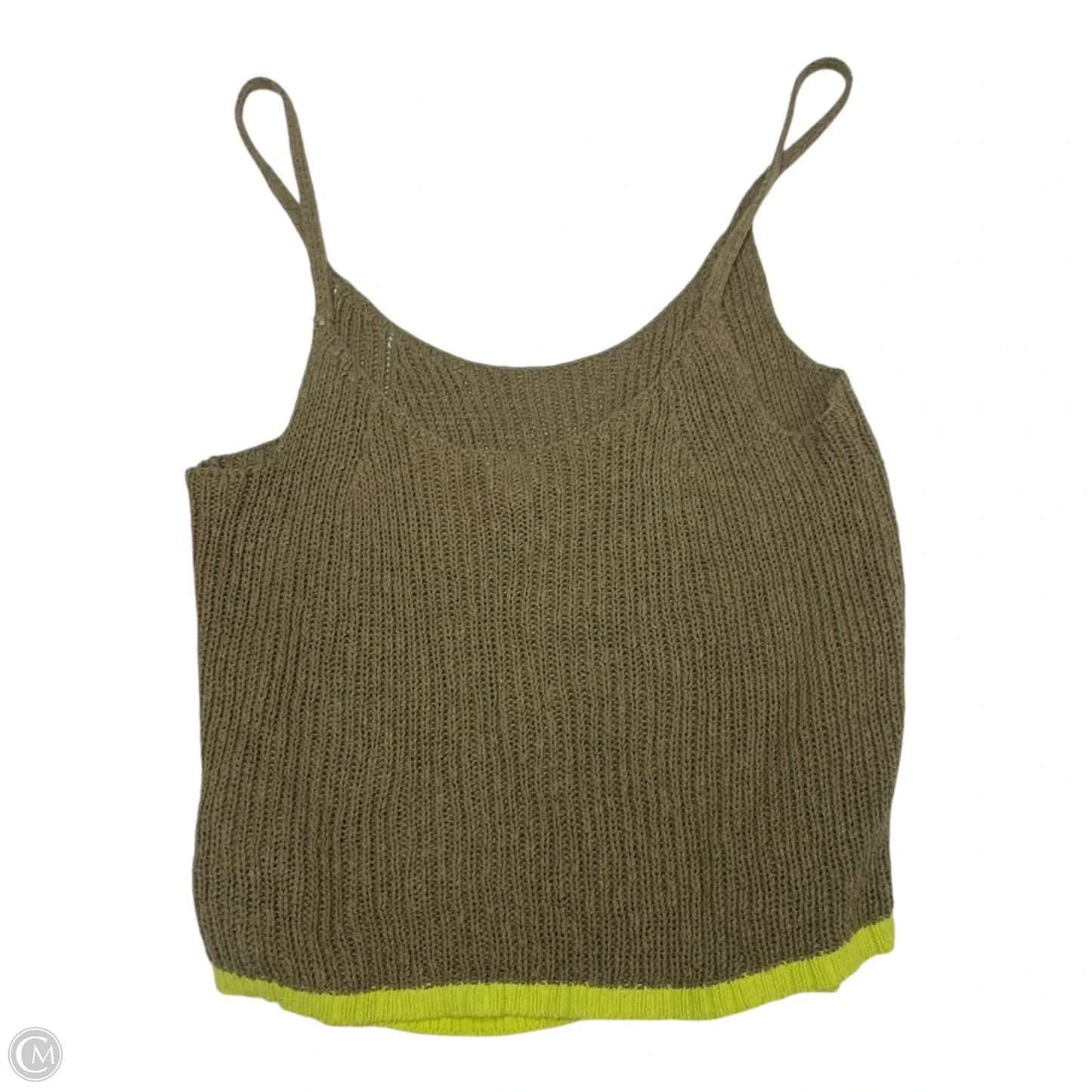 Top Sleeveless By Pilcro In Green, Size: S