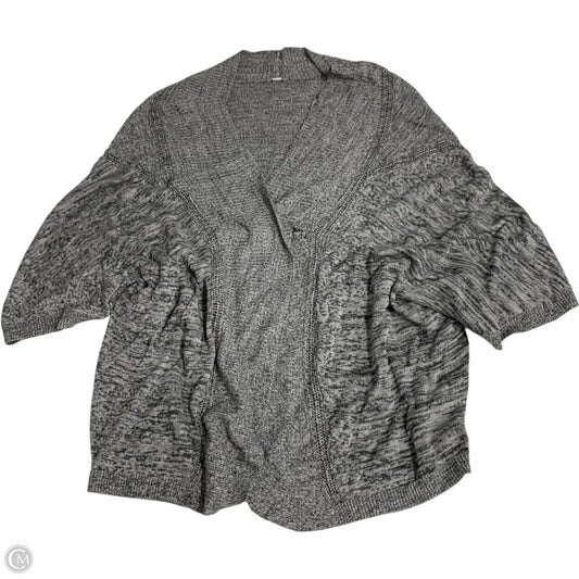 Sweater Cardigan By Lululemon In Grey, Size: Osfm