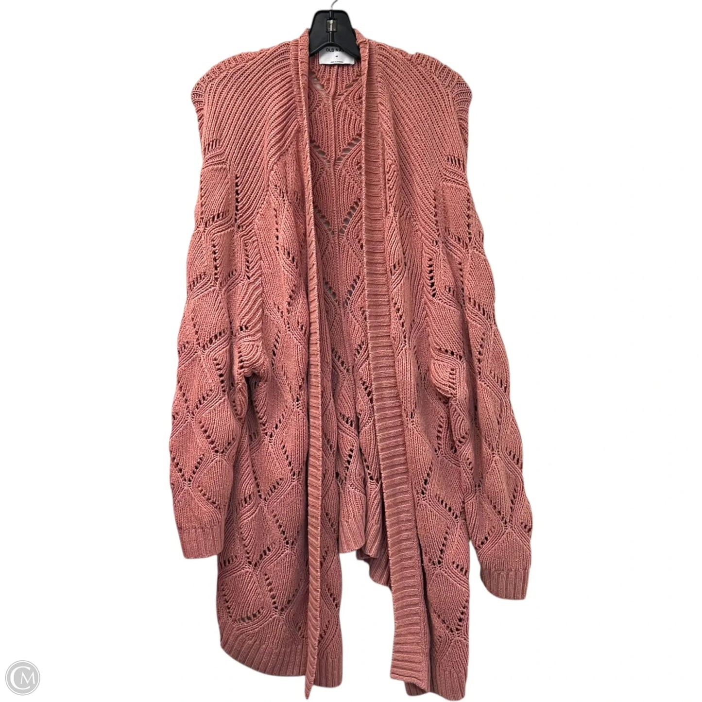 Sweater Cardigan By Old Navy In Pink, Size: 4x