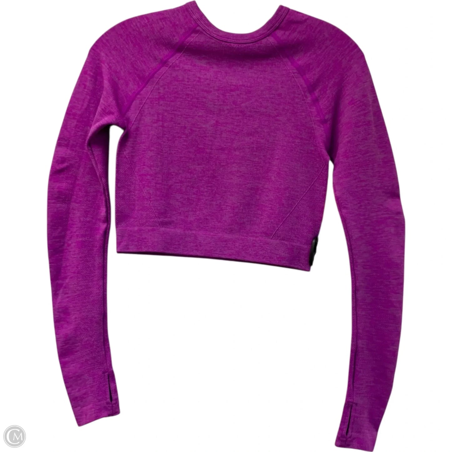 Athletic Top Long Sleeve Crewneck By Fabletics In Purple, Size: S