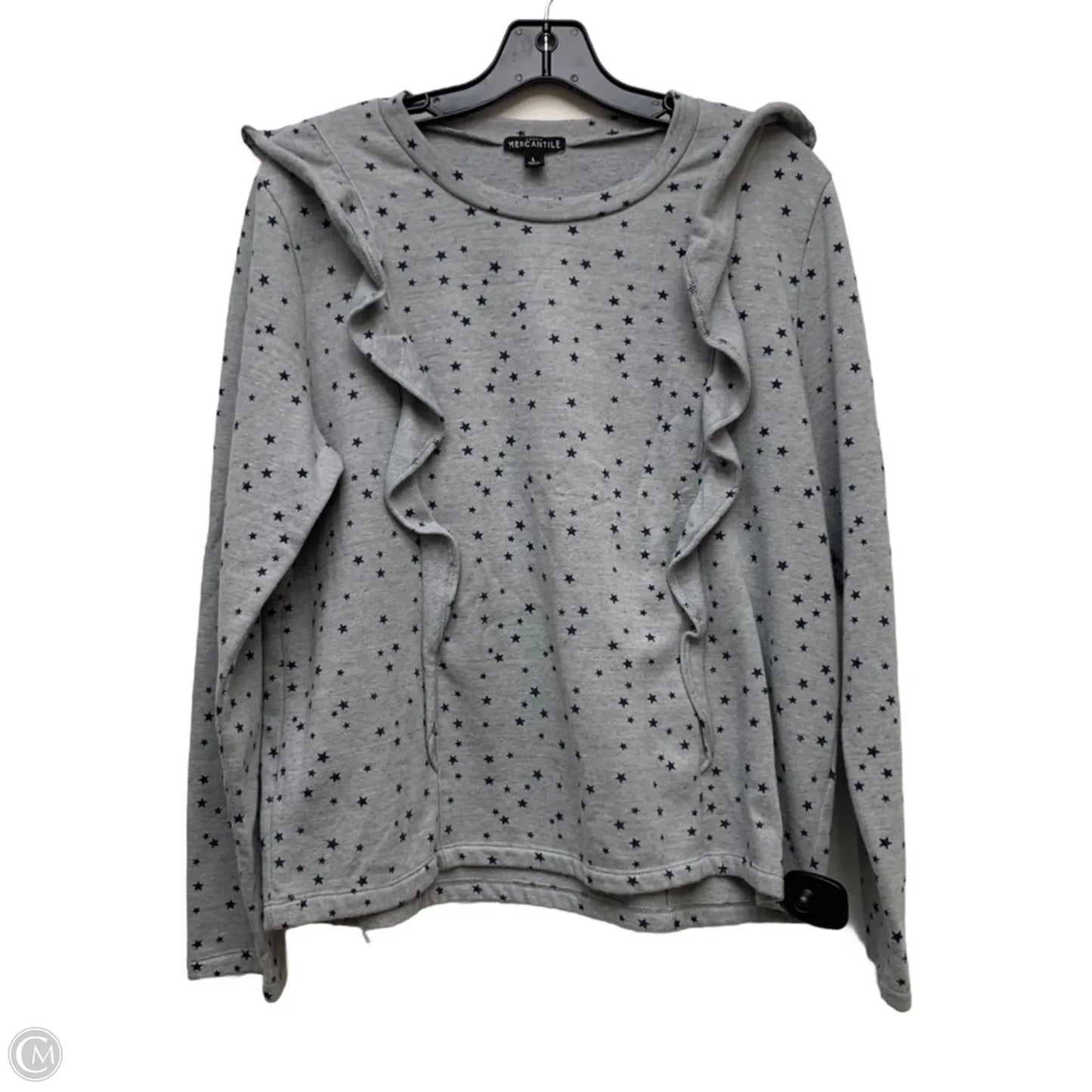 Sweatshirt Crewneck By J. Crew In Grey, Size: L