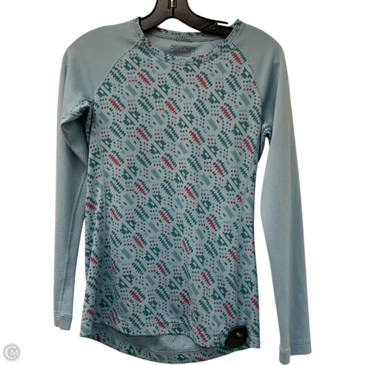 Athletic Top Long Sleeve Crewneck By Patagonia In Blue, Size: S