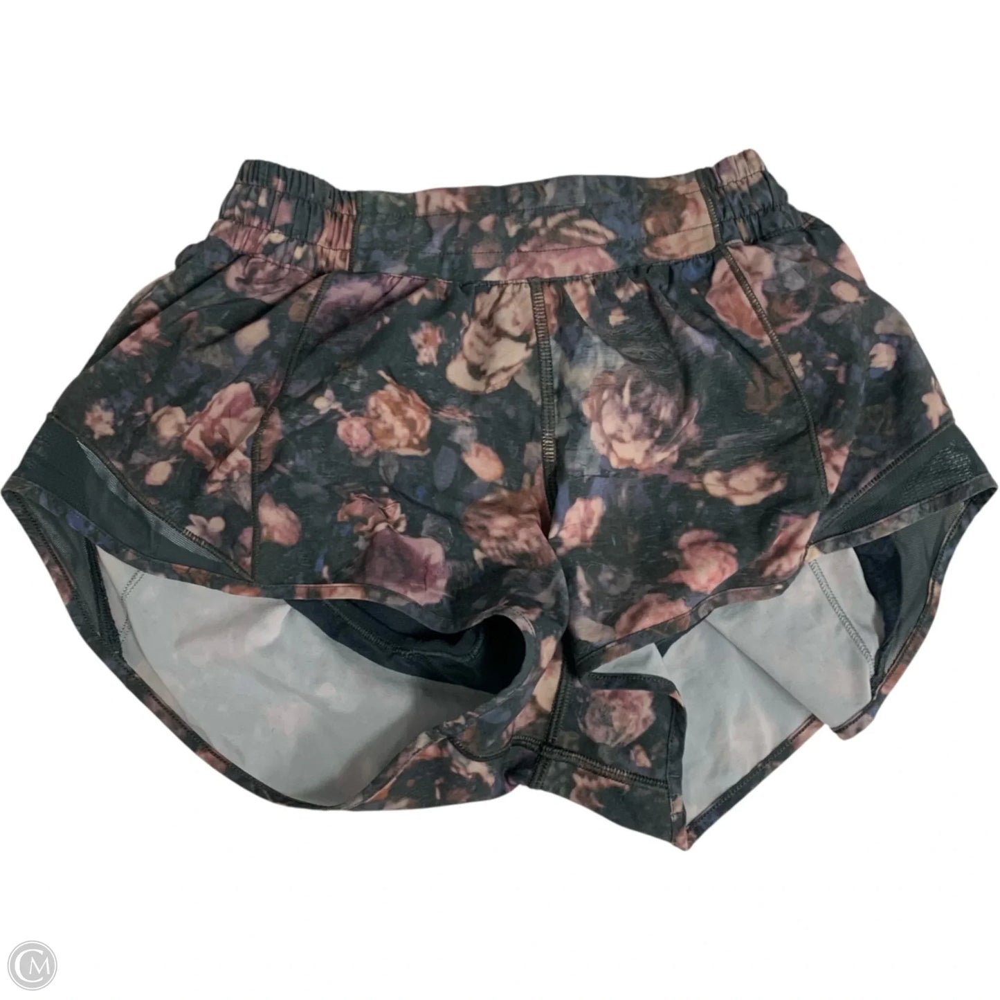 Athletic Shorts By Lululemon In Grey & Purple, Size: S