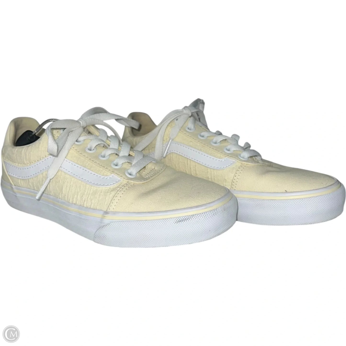 Shoes Sneakers By Vans In Yellow, Size: 7
