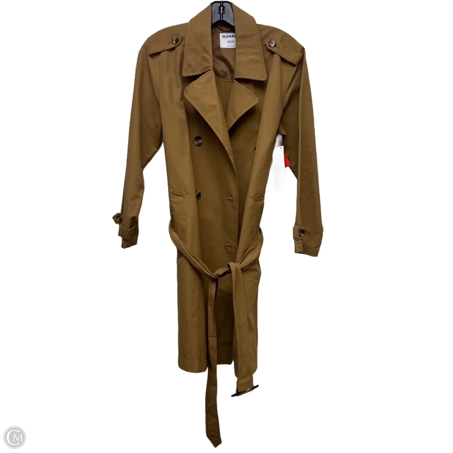 Coat Trench Coat By Old Navy In Tan, Size: Mp