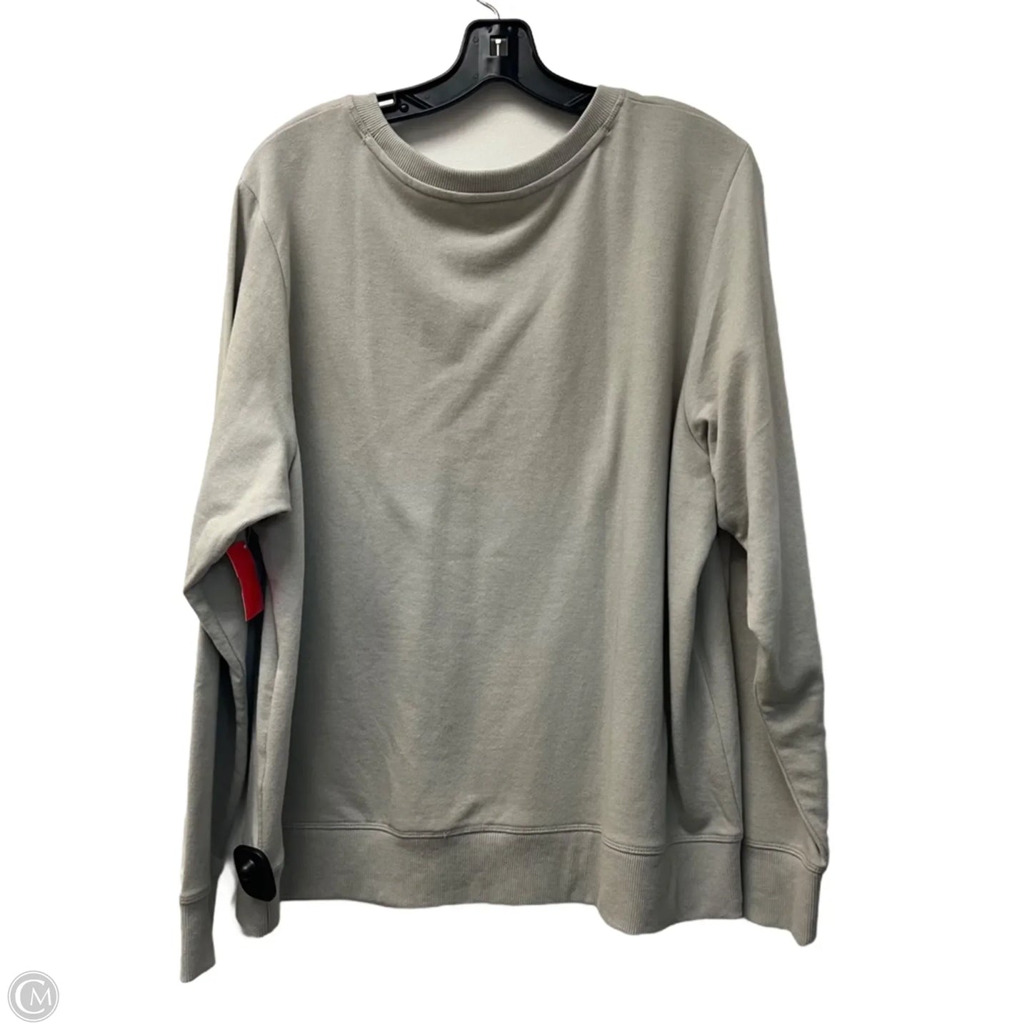 Sweatshirt Crewneck By Lucky Brand In Grey, Size: Xl