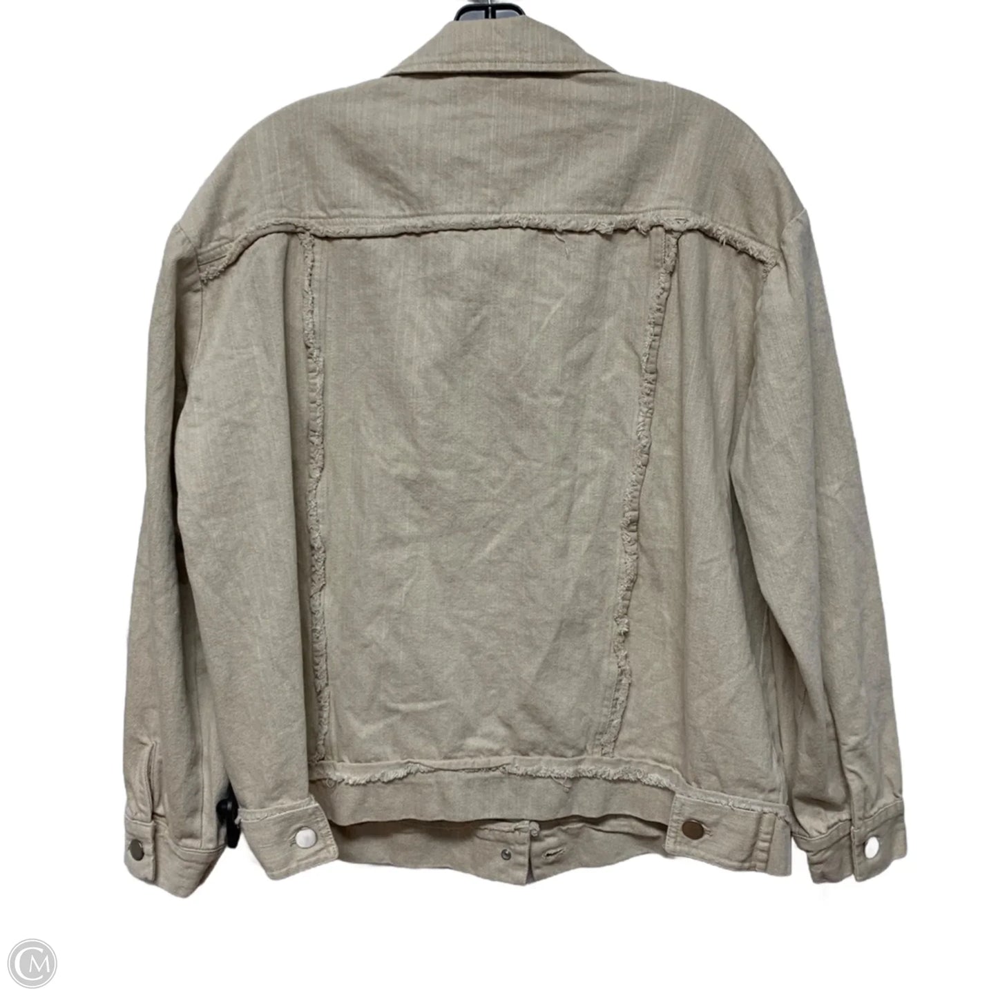 Jacket Denim By Sadie & Sage In Tan Denim, Size: M