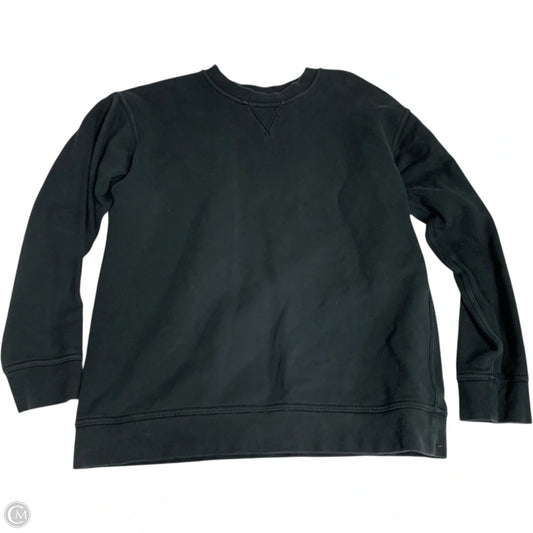 Athletic Sweatshirt Crewneck By Lululemon In Black, Size: L