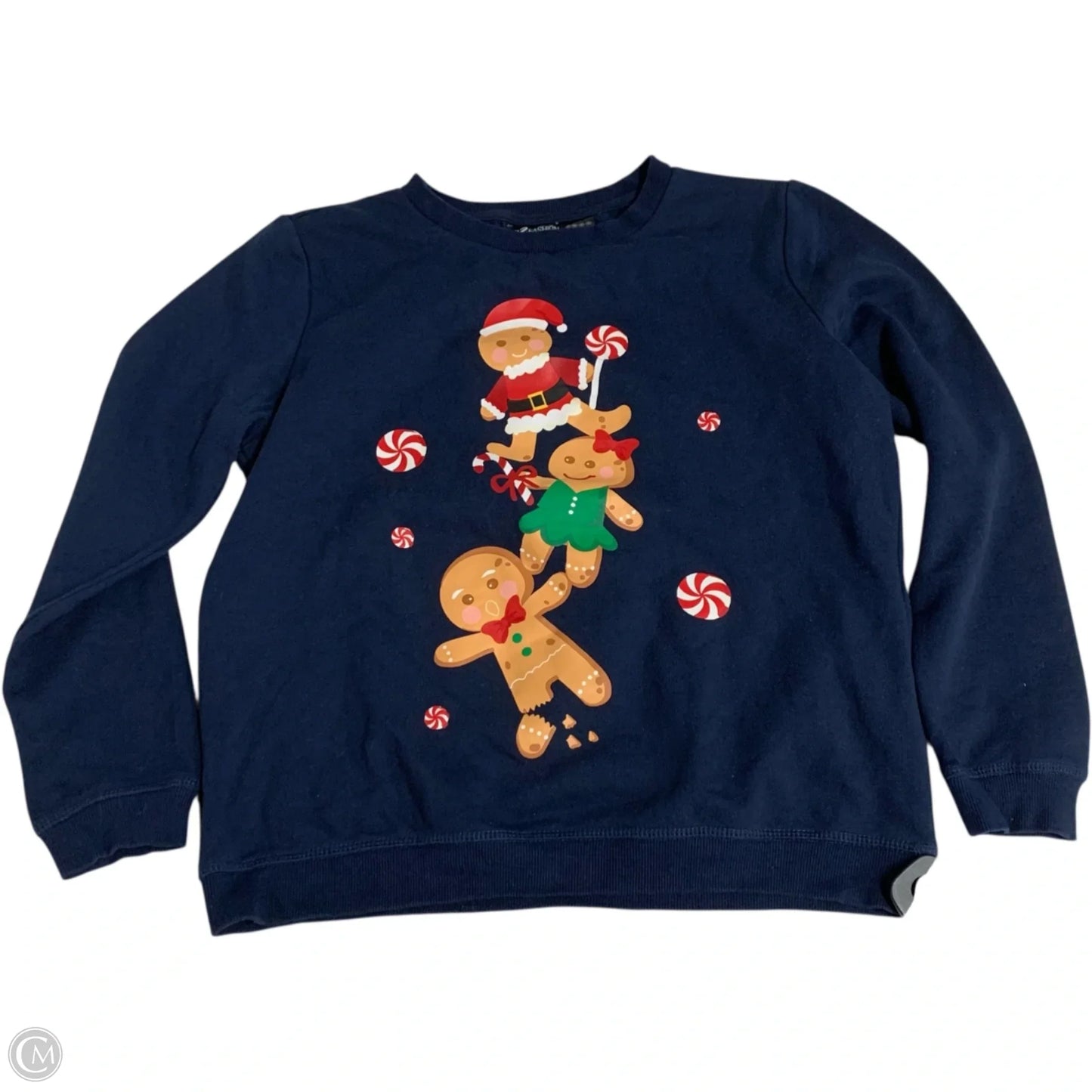 Sweatshirt Crewneck By up 2 fashion In Blue, Size: M