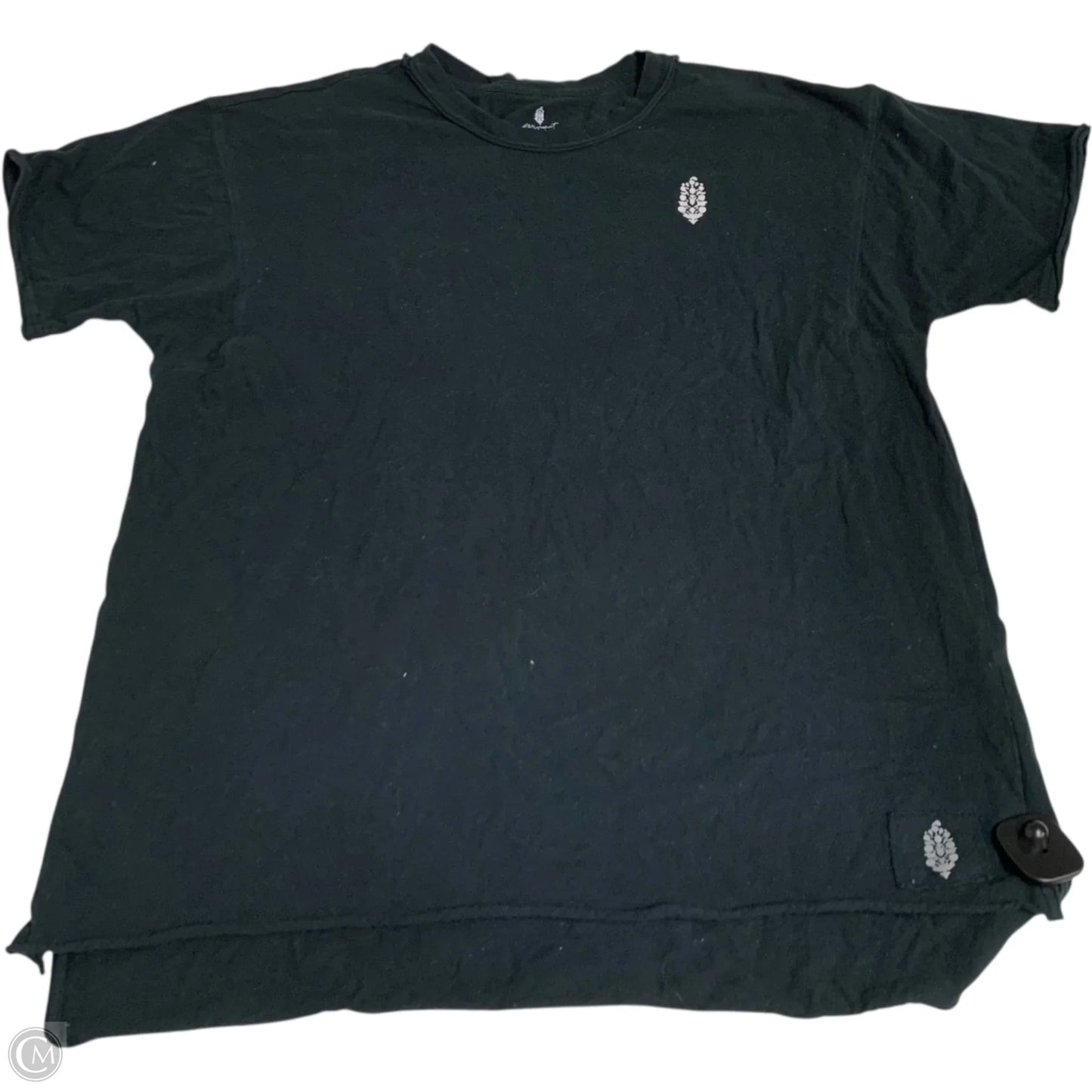 Top Short Sleeve By Free People In Black, Size: S