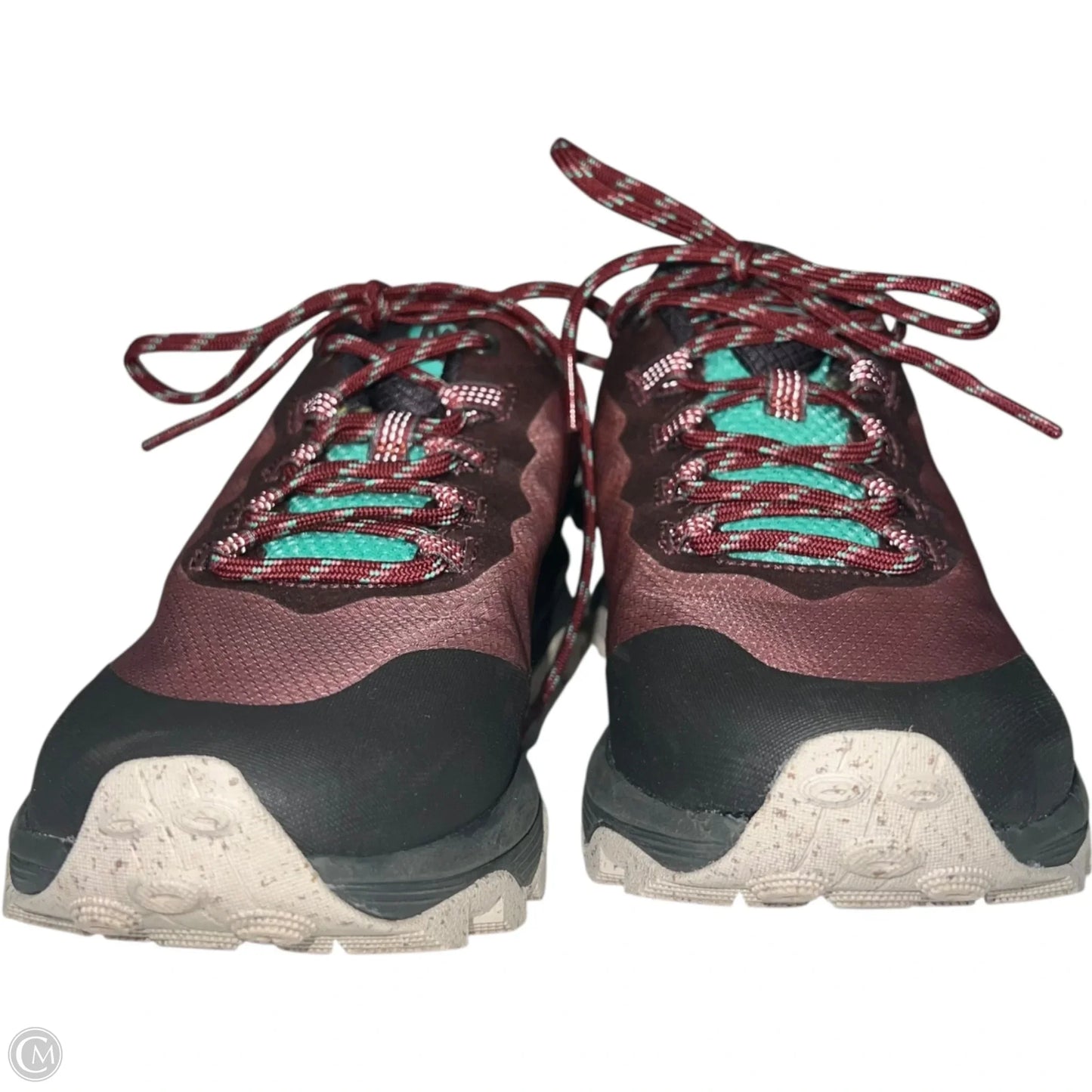 Shoes Hiking By Merrell In Red, Size: 7