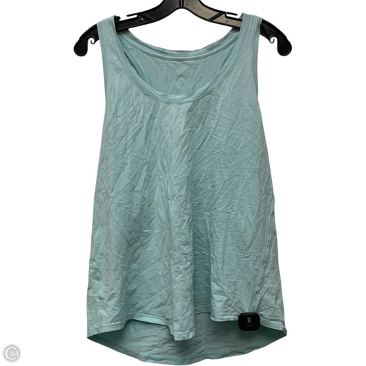 Athletic Tank Top By Lululemon In Blue, Size: L