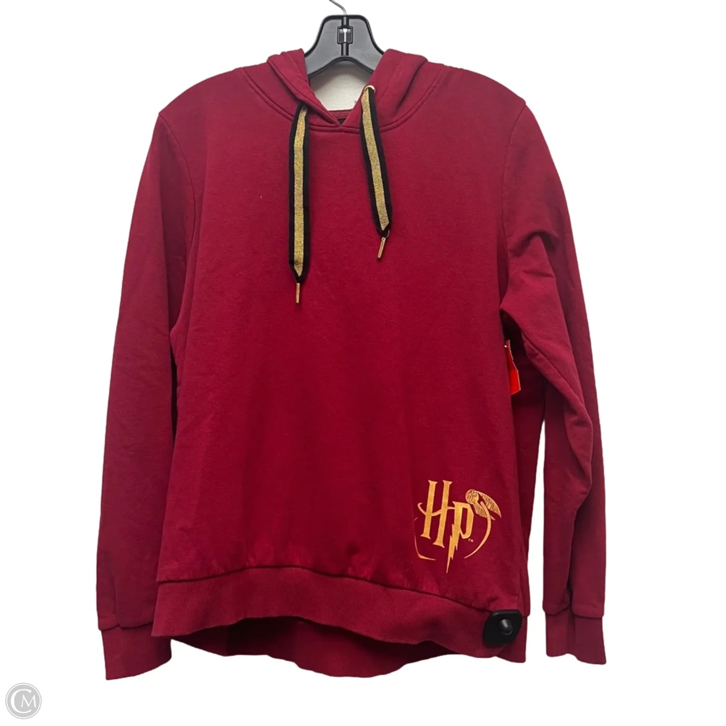 Sweatshirt Hoodie By Clothes Mentor In Red, Size: L