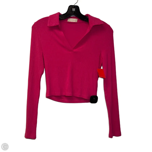 Top Long Sleeve By Altard State In Pink, Size: S