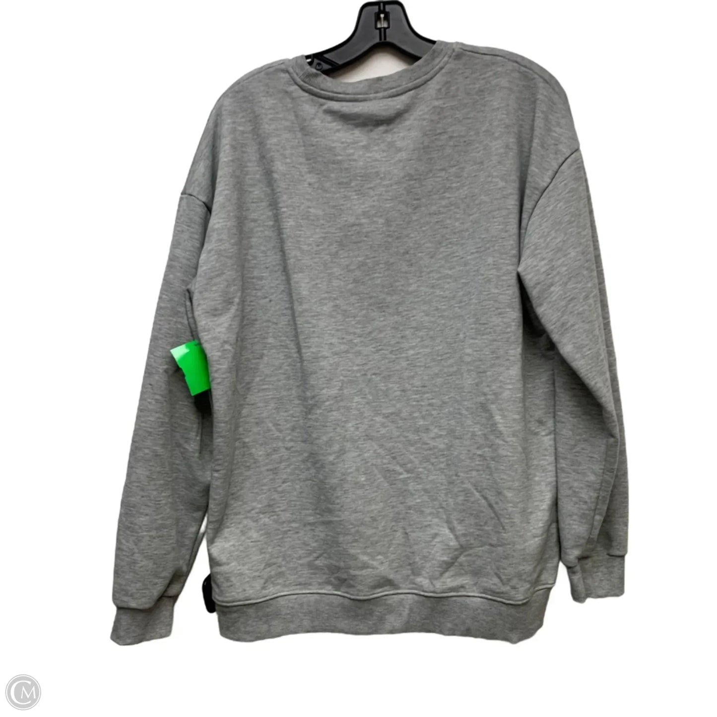 Sweatshirt Crewneck By Clothes Mentor In Grey, Size: L
