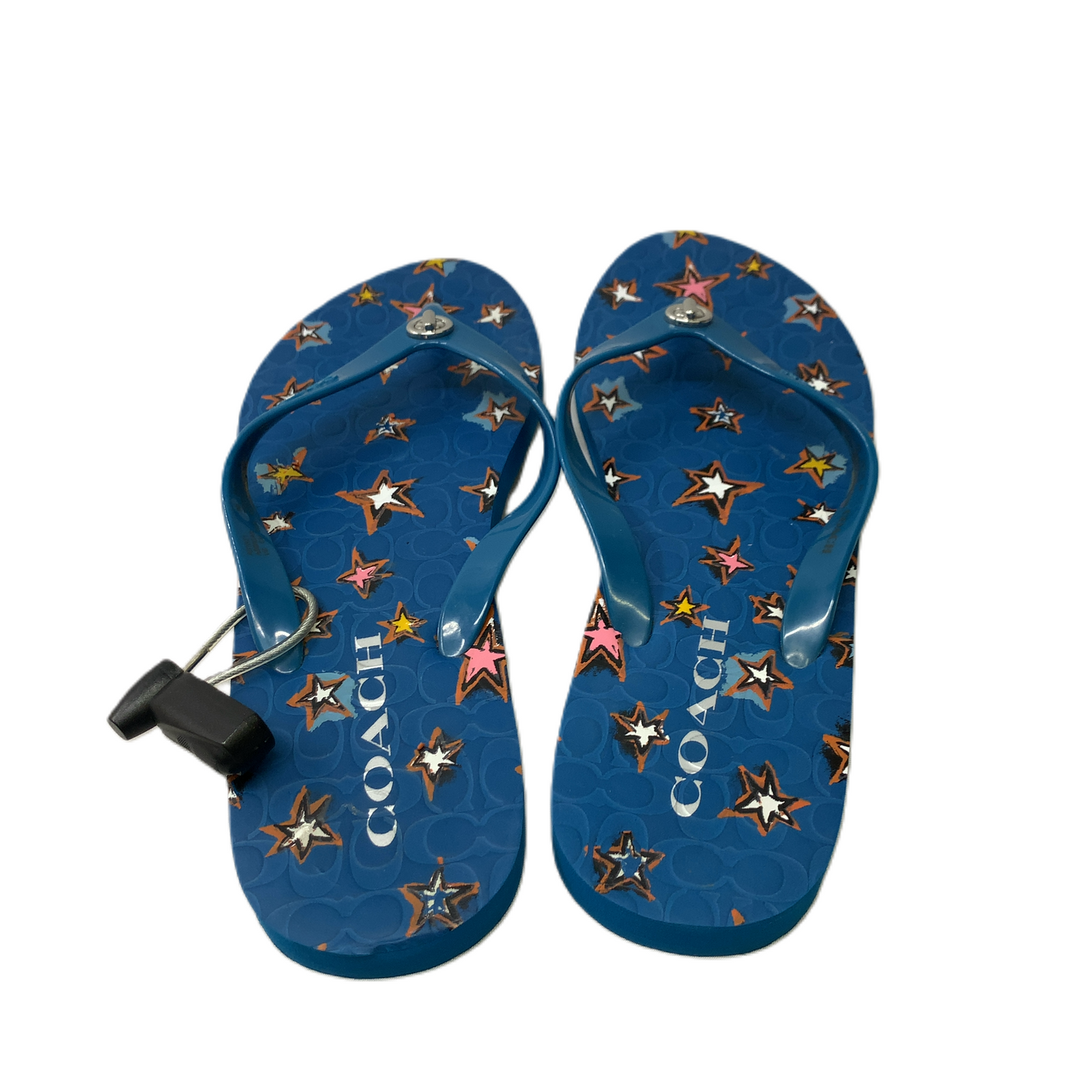 Blue  Sandals Designer By Coach  Size: 9