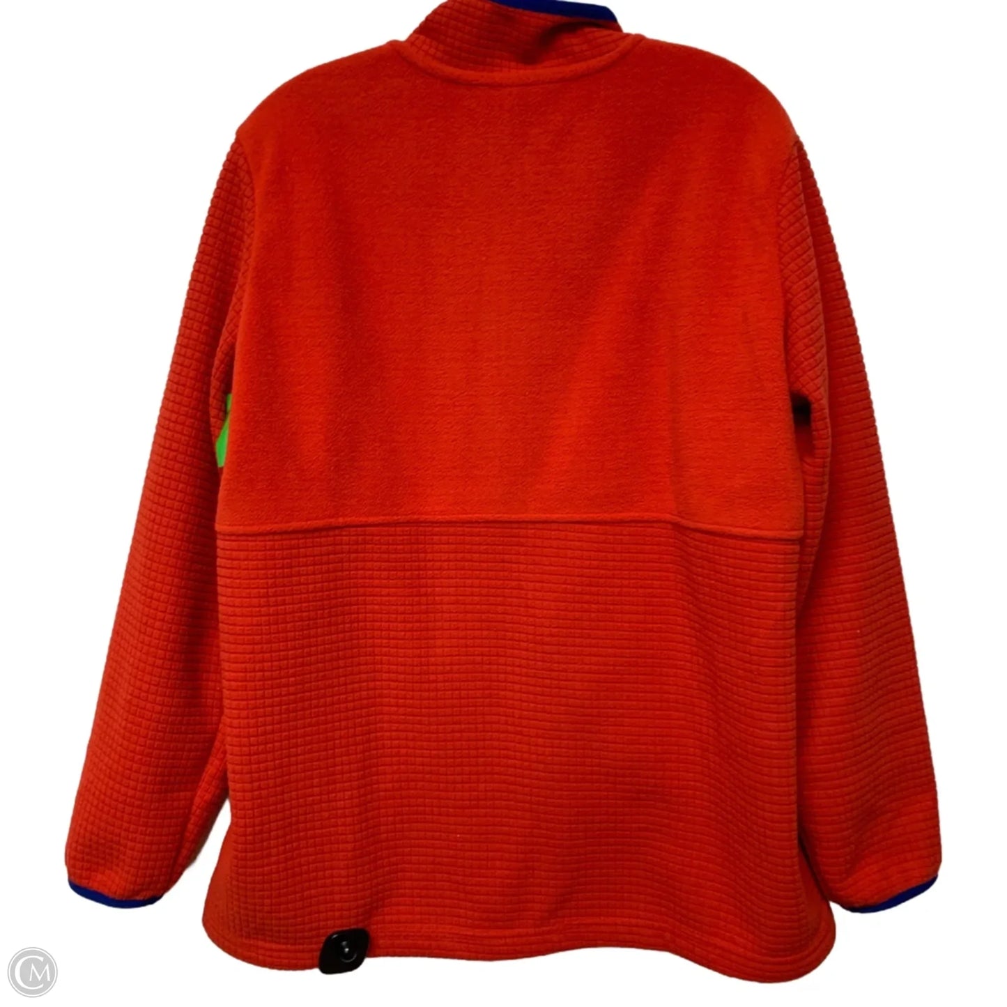 Jacket Fleece By Lands End In Orange, Size: Xl