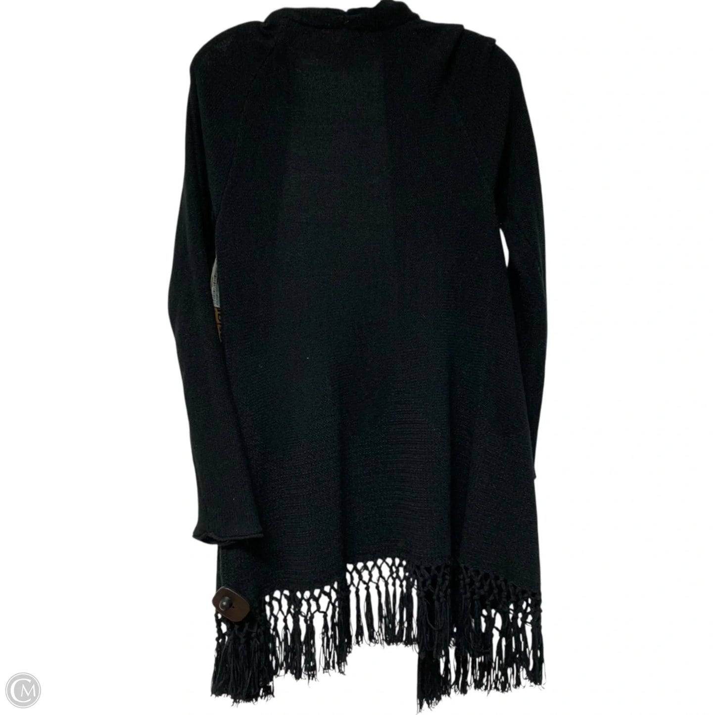 Sweater Cardigan Designer By Lilly Pulitzer In Black, Size: L