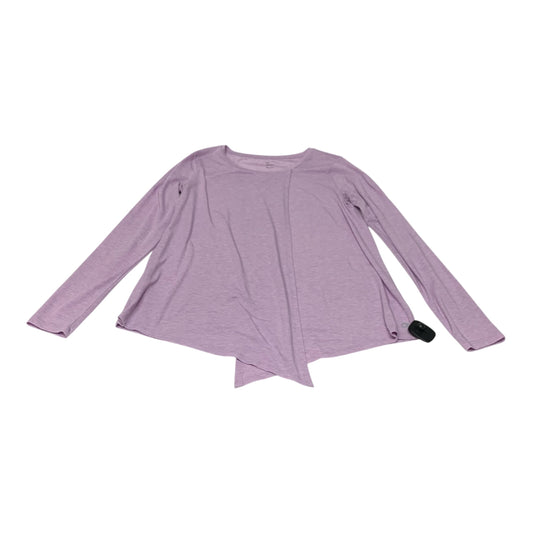 Athletic Top Long Sleeve Crewneck By Gapfit In Purple, Size: S