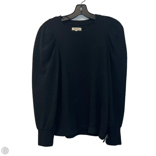 Top Long Sleeve By Madewell In Black, Size: S