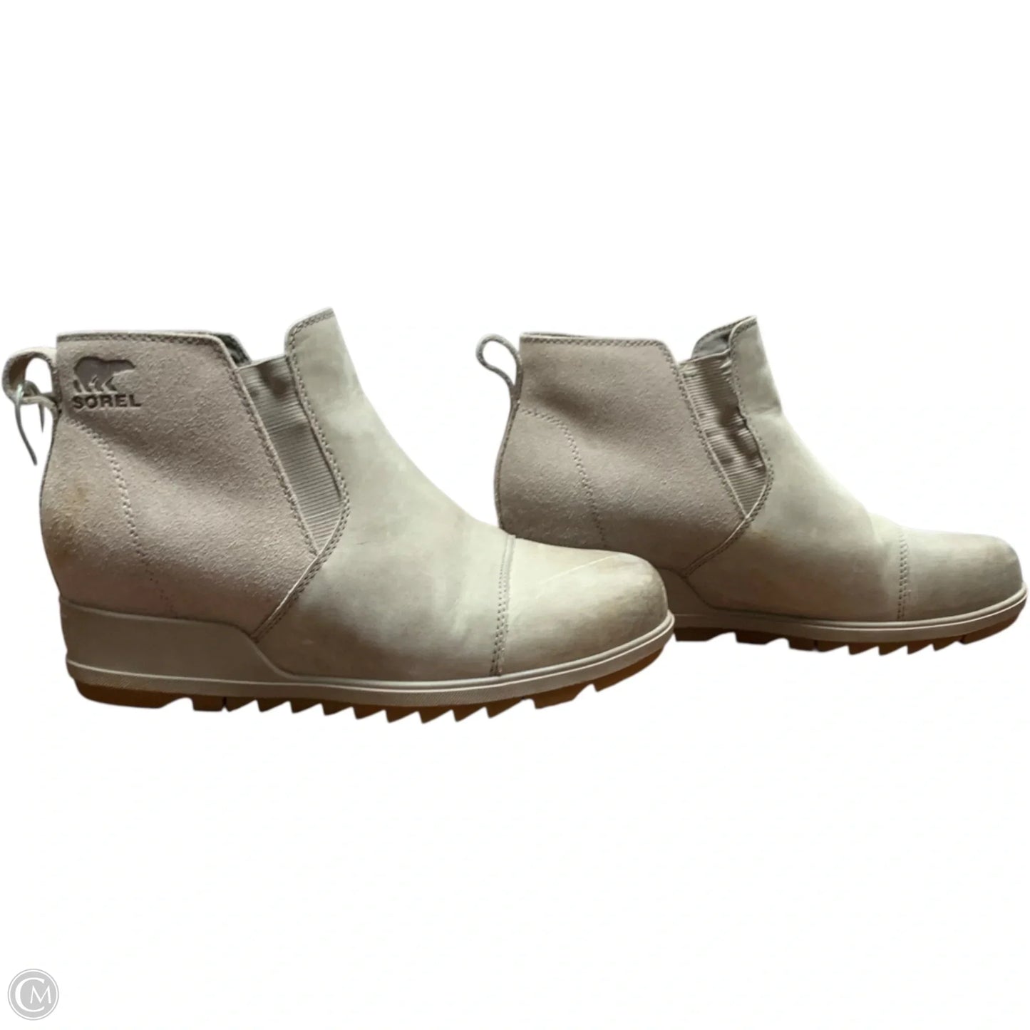 Boots Ankle Heels By Sorel In Beige, Size: 9