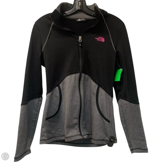 Athletic Jacket By The North Face In Black & Grey, Size: S