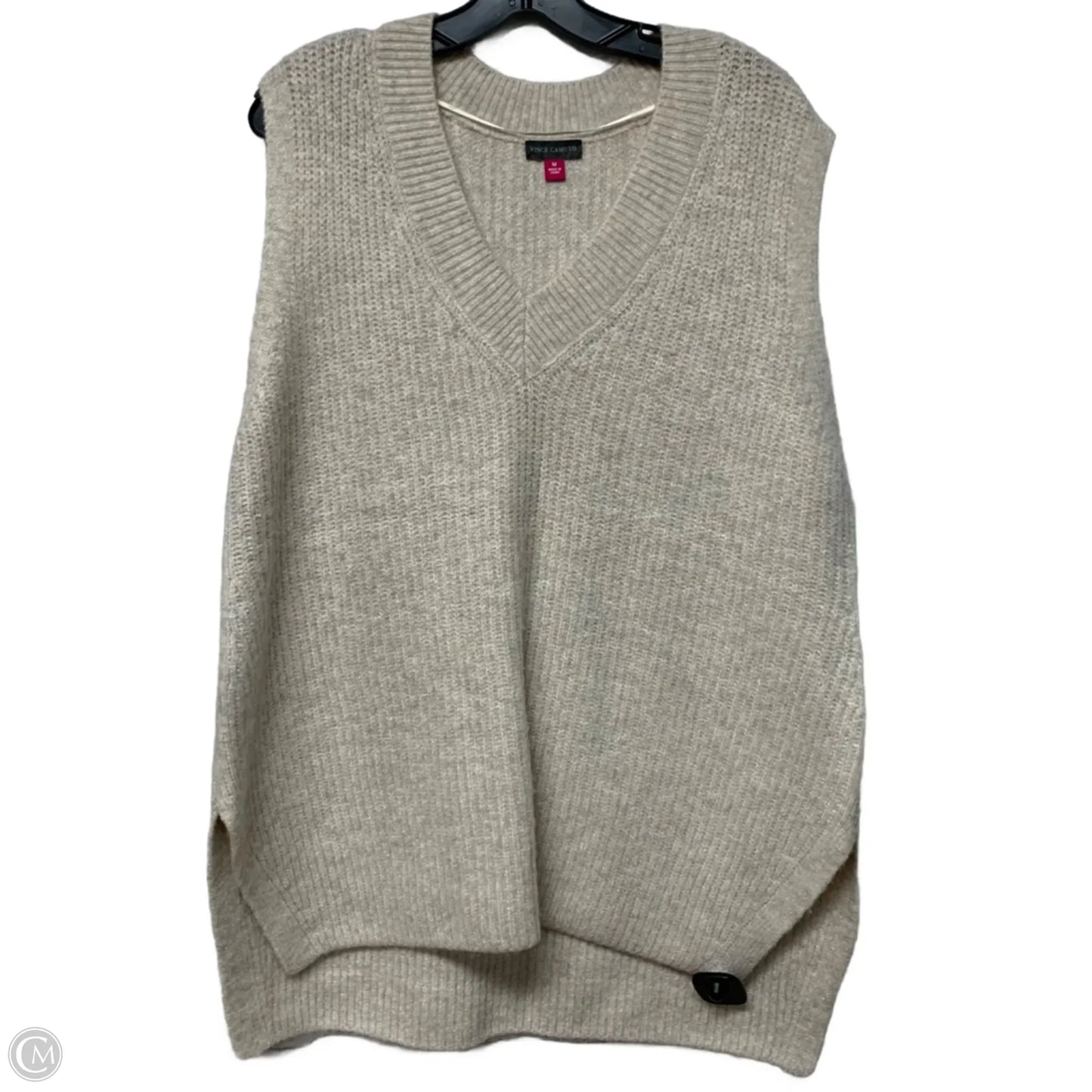 Vest Sweater By Vince Camuto In Cream, Size: M