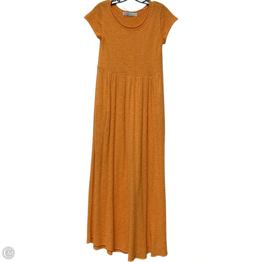 Dress Casual Maxi By Free People In Orange, Size: Xs
