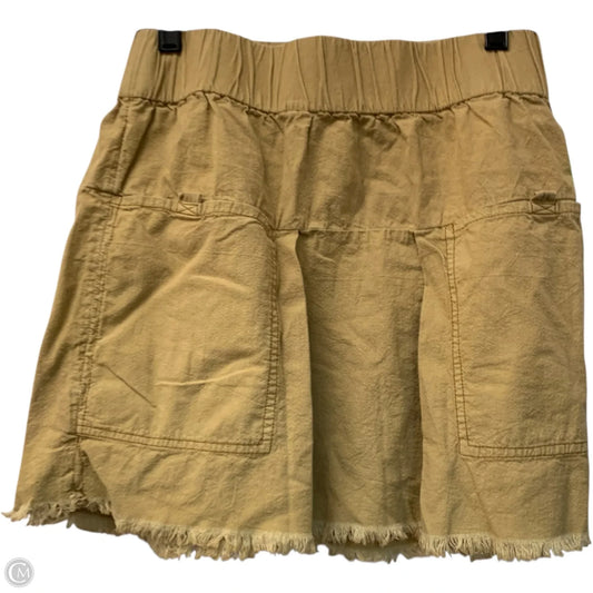 Skirt By Free People In Tan, Size: Xs