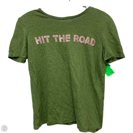 Top Short Sleeve Designer By Tory Burch In Green, Size: Xs