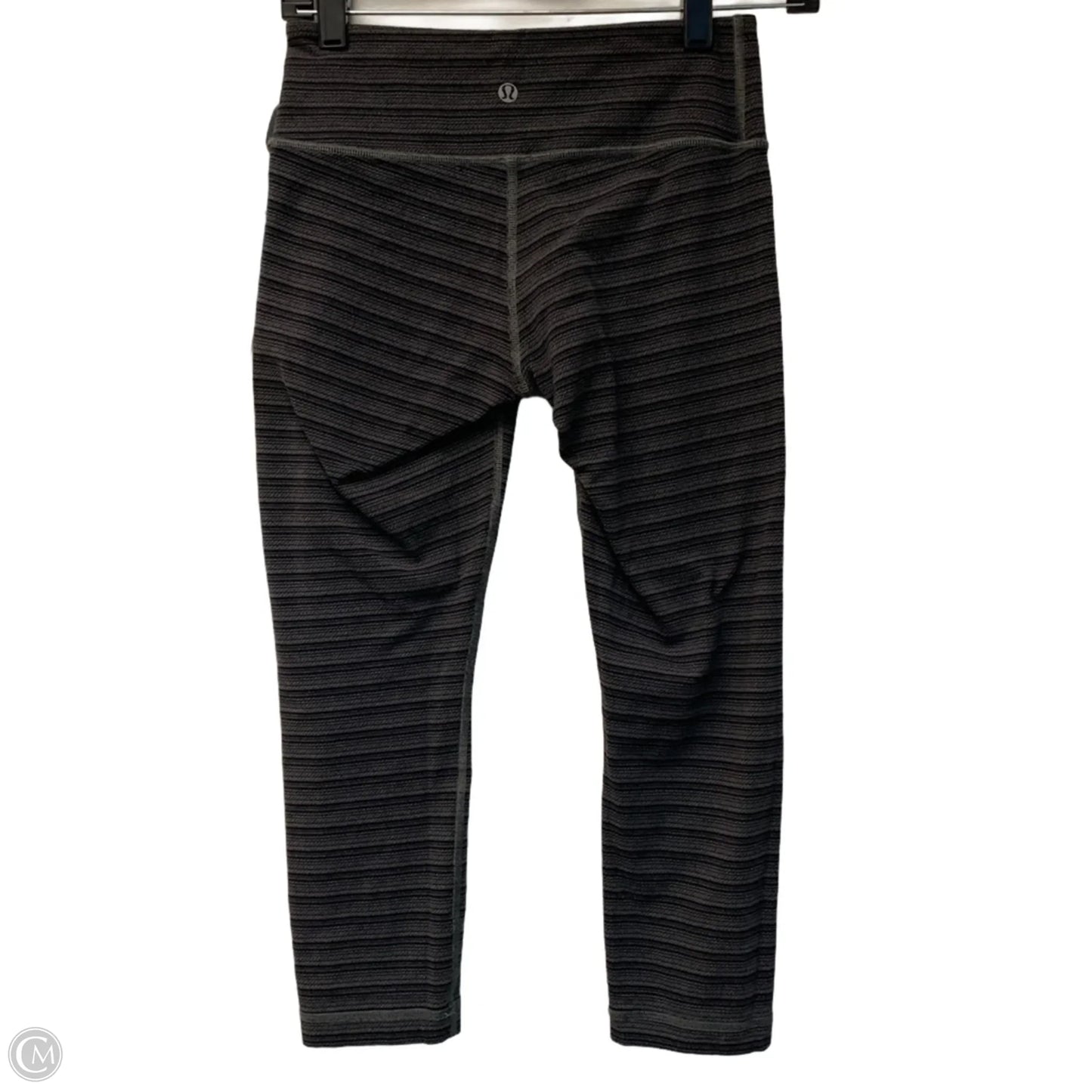 Athletic Leggings Capris By Lululemon In Grey, Size: S