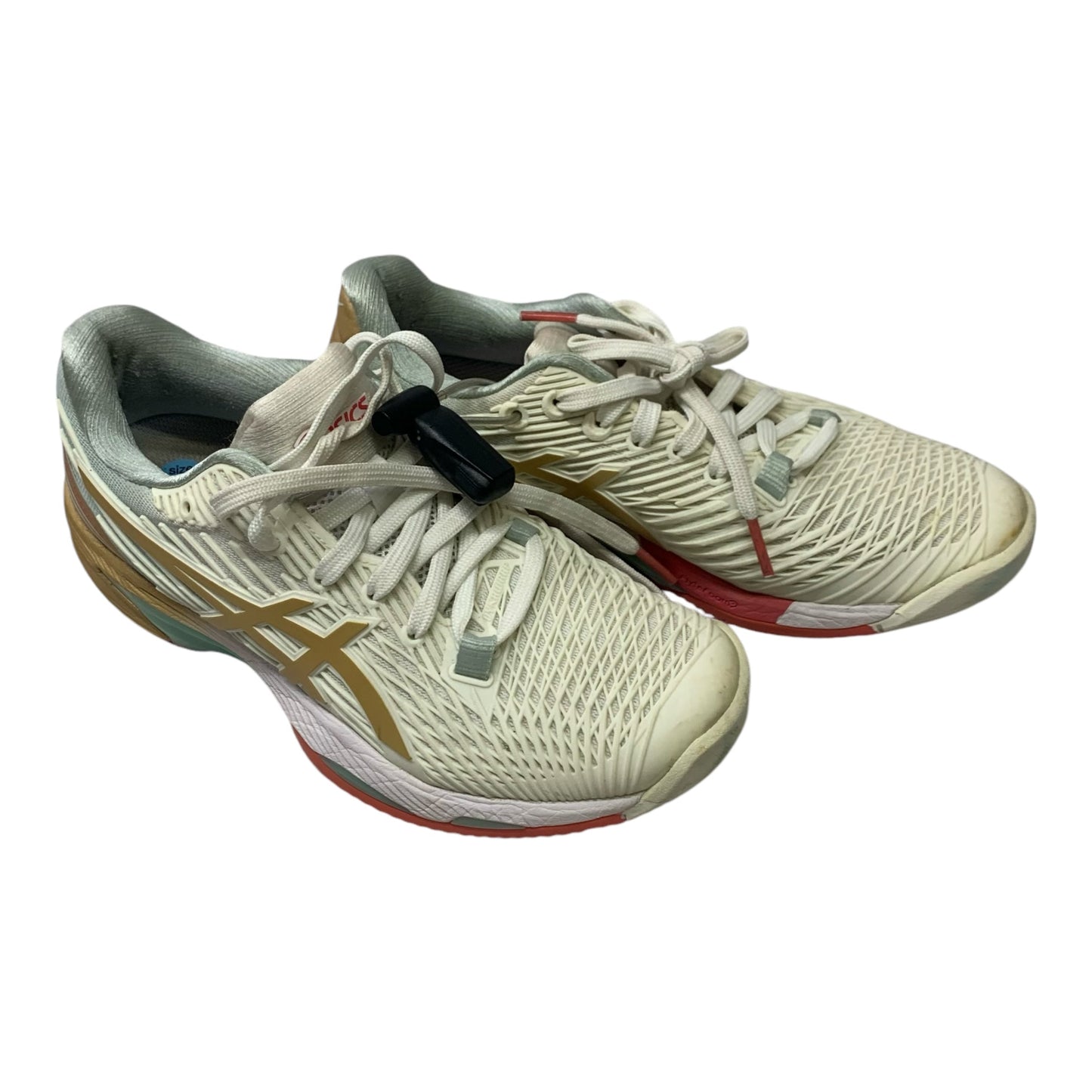 Shoes Athletic By Asics In Gold & Yellow, Size: 6