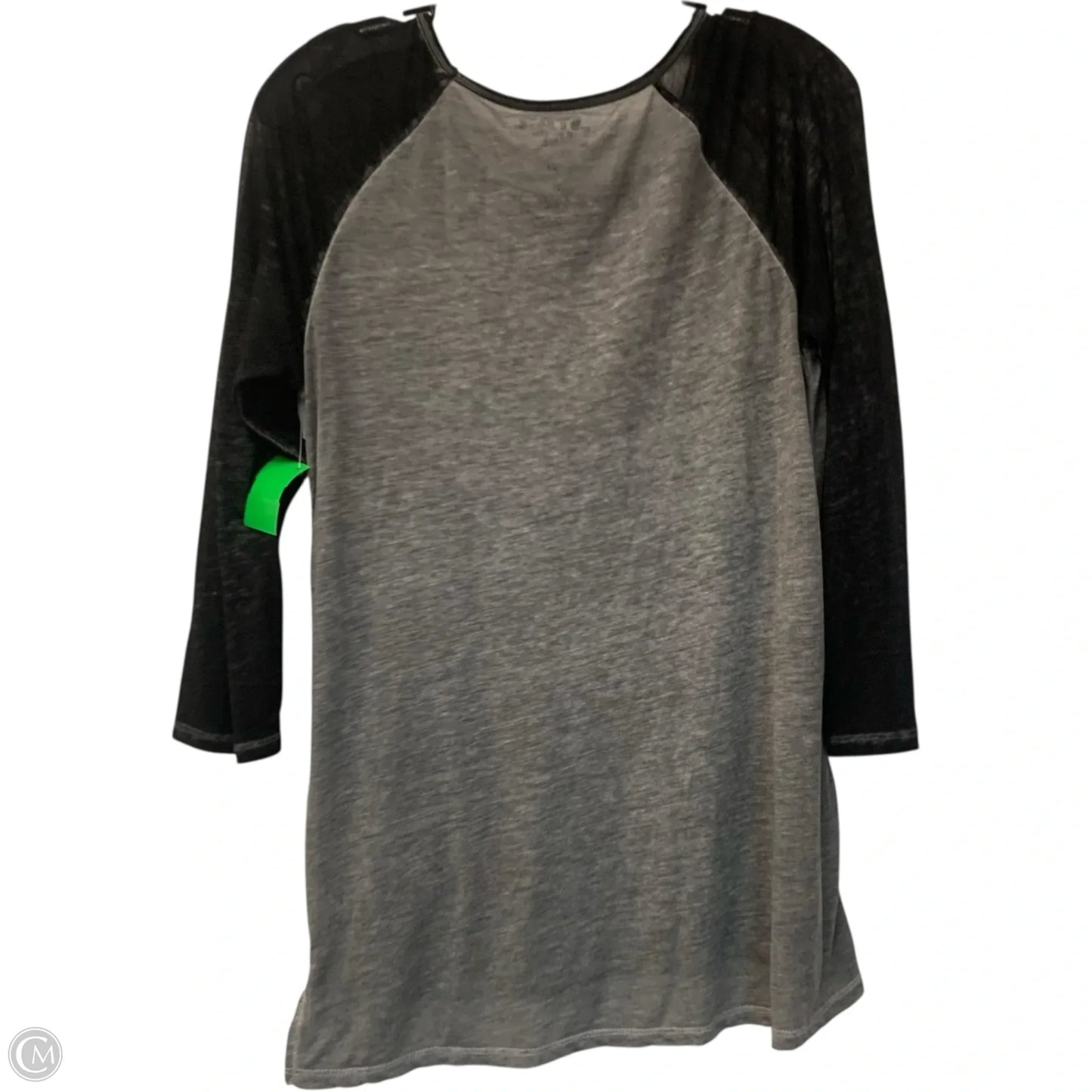 Top 3/4 Sleeve Star Wars Holiday In Black & Grey, Size: Xl