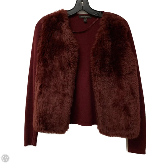 Jacket Faux Fur & Sherpa By Banana Republic In Purple, Size: Xs