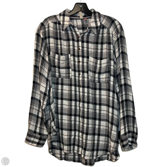 Top Long Sleeve By Pilcro In Polkadot Pattern, Size: S