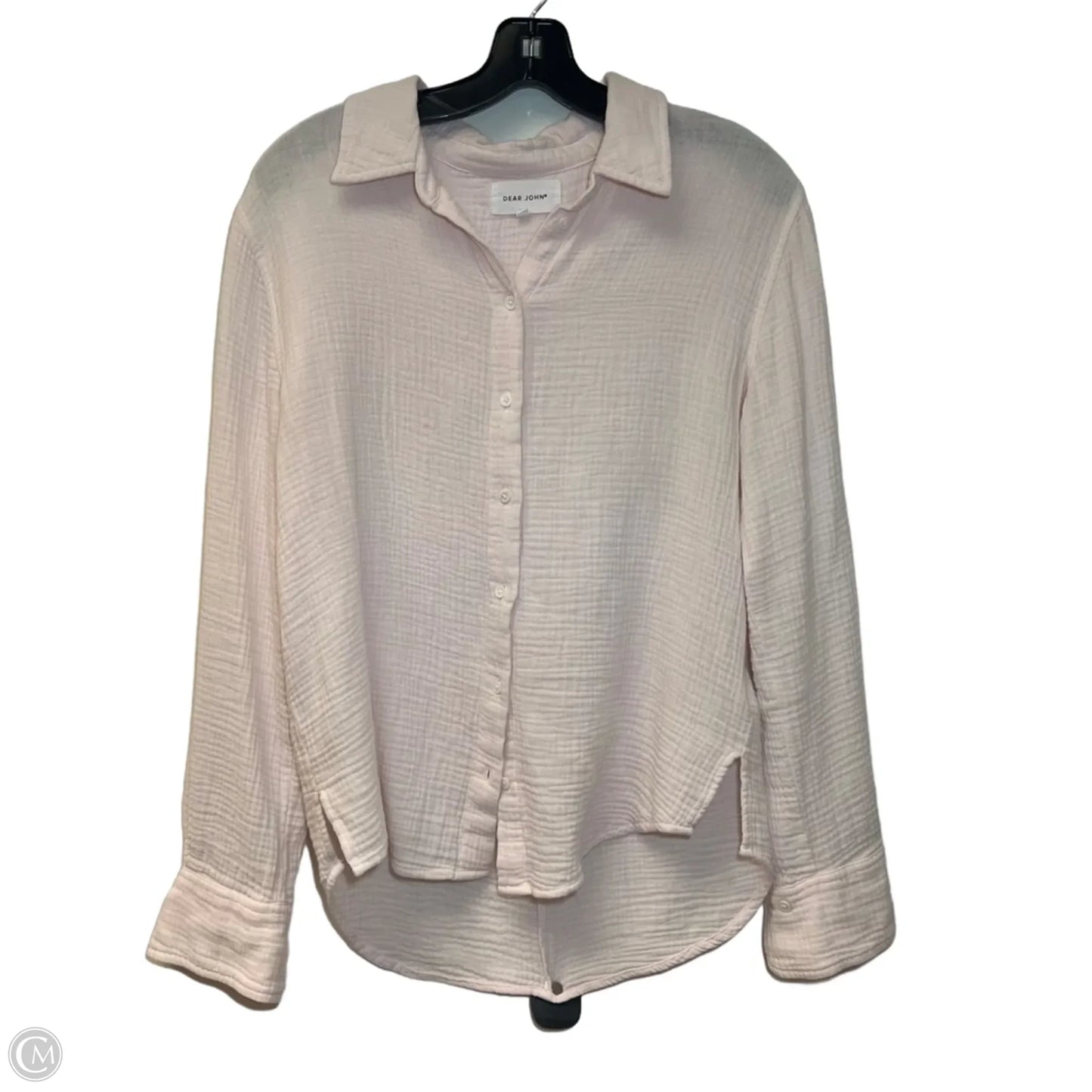 Top Long Sleeve By Dear John In Pink, Size: S