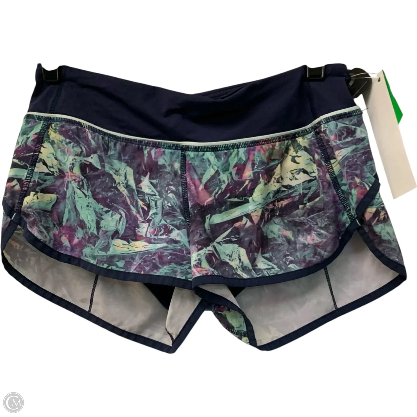 Athletic Shorts By Lululemon In Blue & Green, Size: S