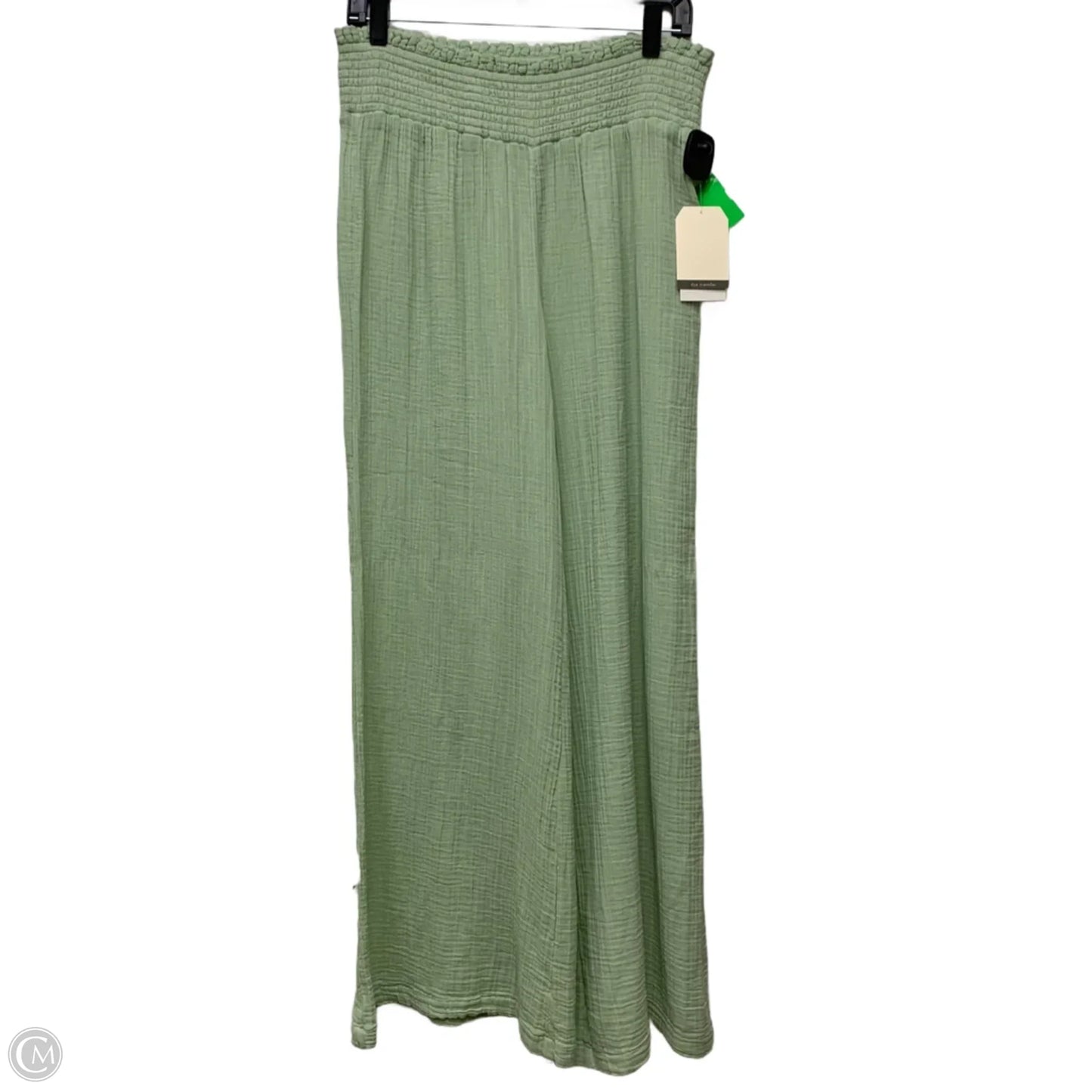Pants Wide Leg By Wonderly In Green, Size: M