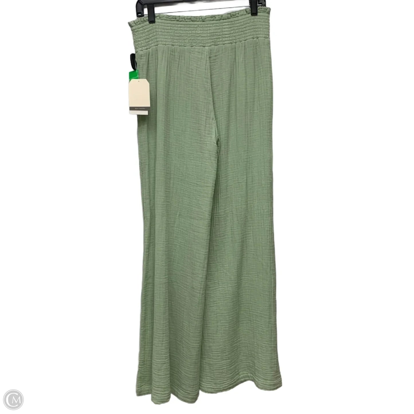 Pants Wide Leg By Wonderly In Green, Size: M