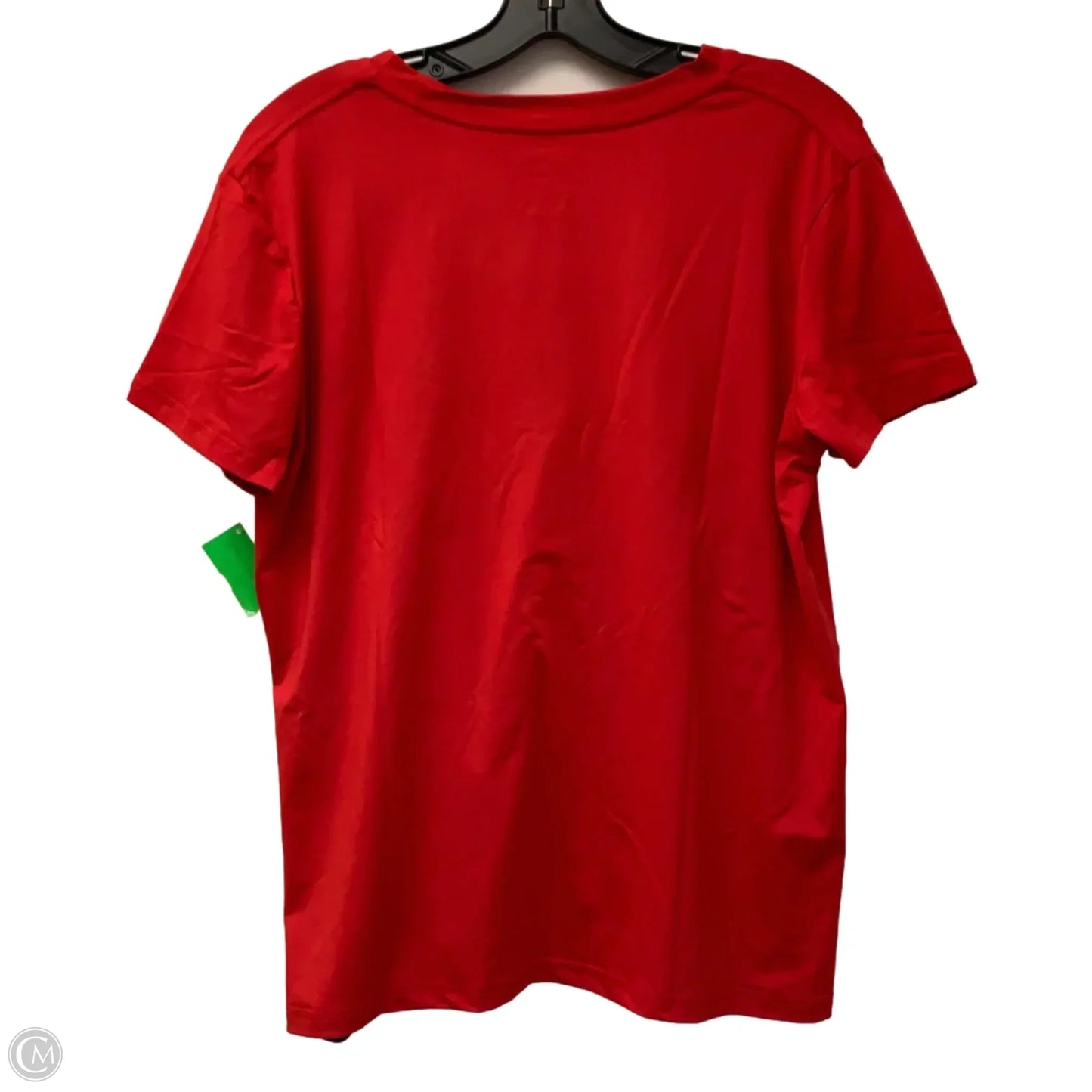 Top Short Sleeve By Shein In Red, Size: Xl