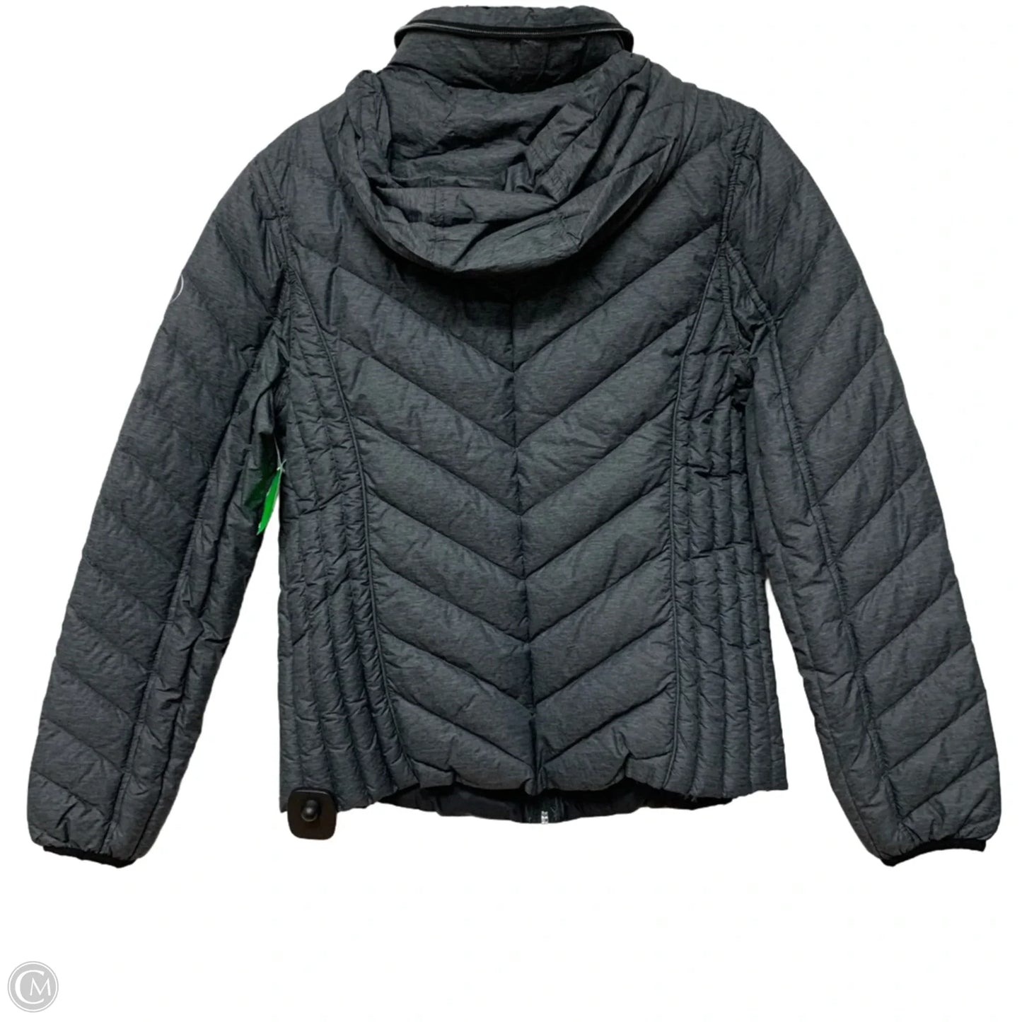 Jacket Puffer & Quilted By Michael By Michael Kors In Grey, Size: M