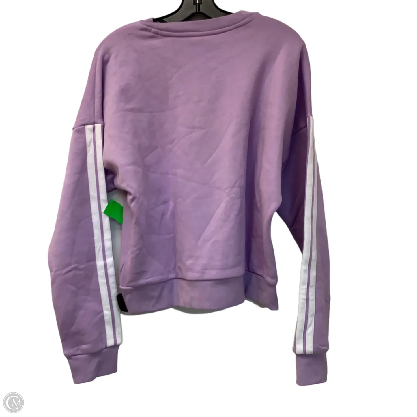 Sweatshirt Crewneck By Adidas In Purple, Size: S