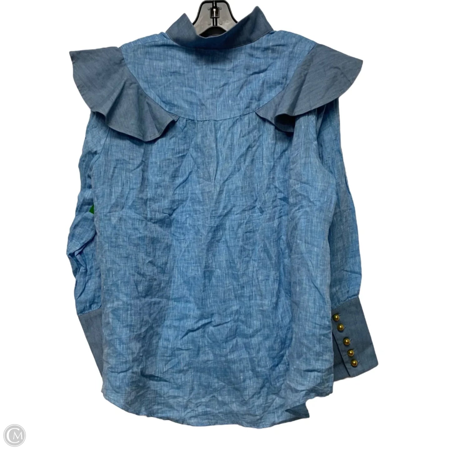 Top Long Sleeve By Tuckernuck In Blue, Size: Xl