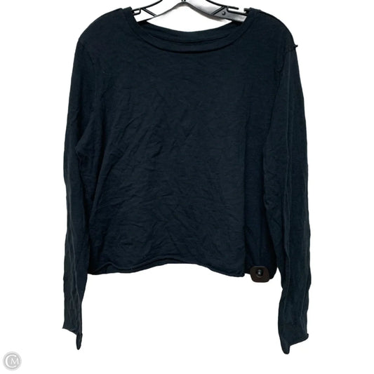 Top Long Sleeve By Anthropologie In Black, Size: M