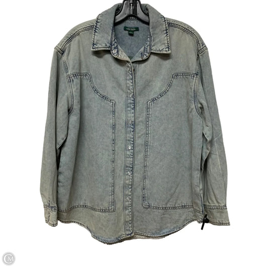 Jacket Denim By Wild Fable In Blue Denim, Size: M