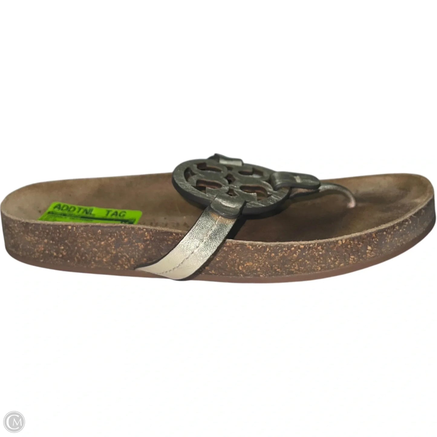 Sandals Designer By Tory Burch In Gold, Size: 7.5