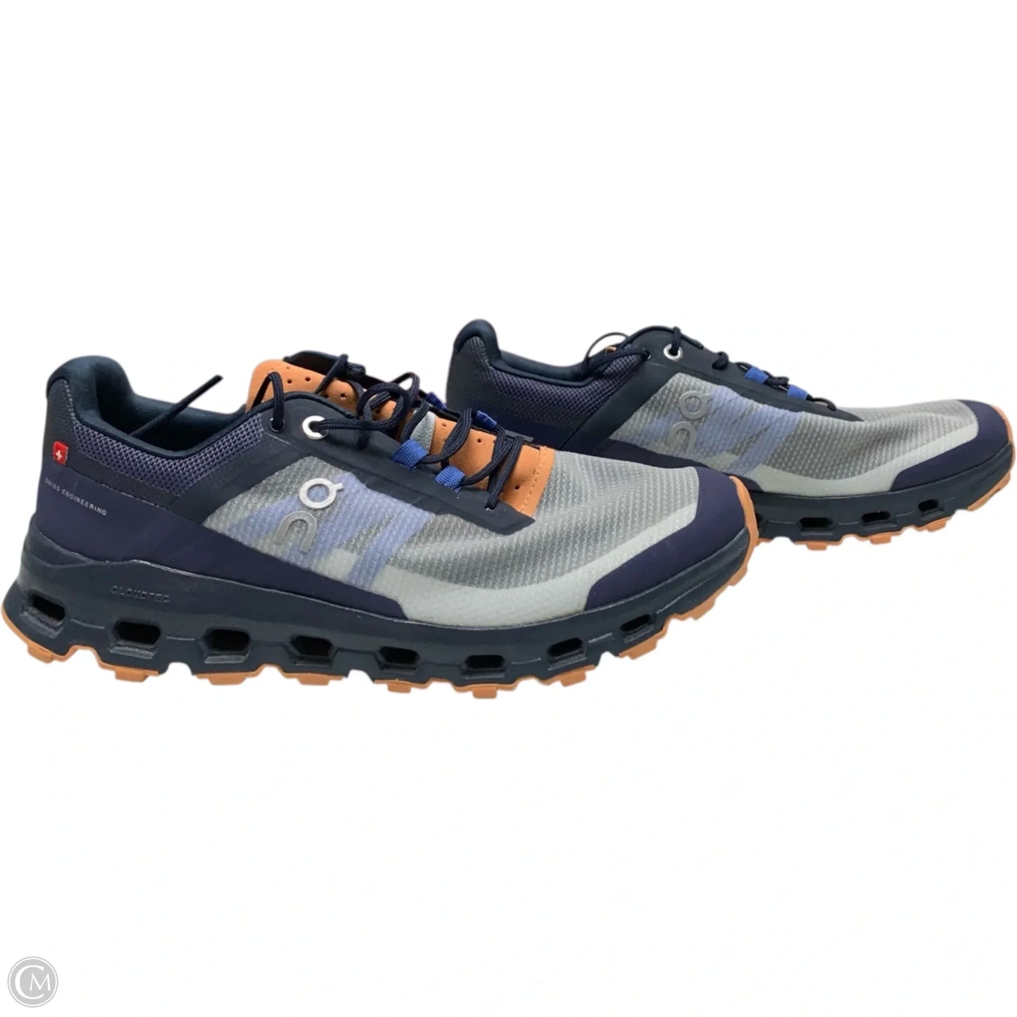 Shoes Athletic By On Cloud In Blue & Grey, Size: 8.5