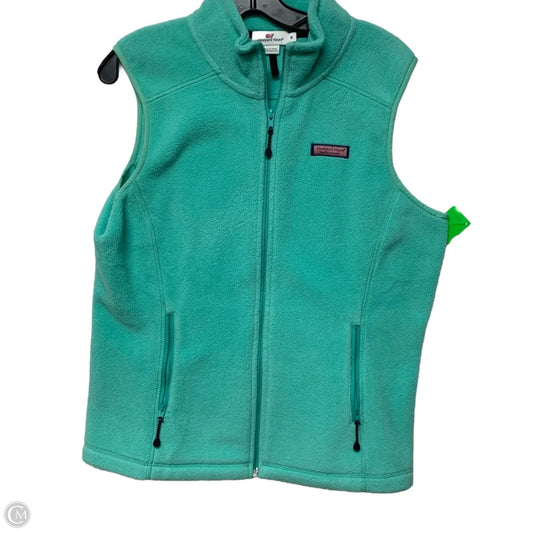 Vest Fleece By Vineyard Vines In Blue, Size: M